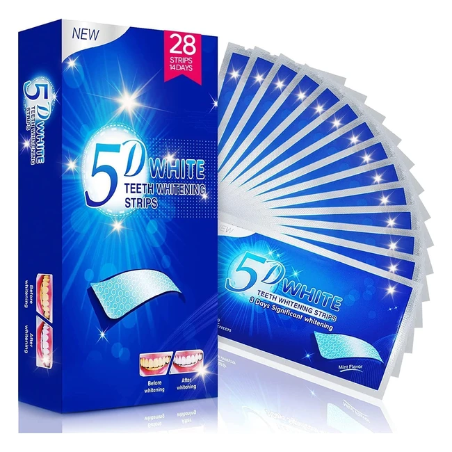 Premium Teeth Whitening Strips - Remove Stains - Home Whitening Kit