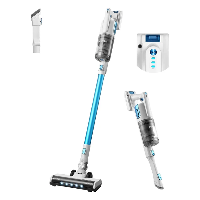 Aspirapolvere senza cavo Eureka BR5 - Leggera e potente - 250W - 2in1 per pavimenti e tappeti