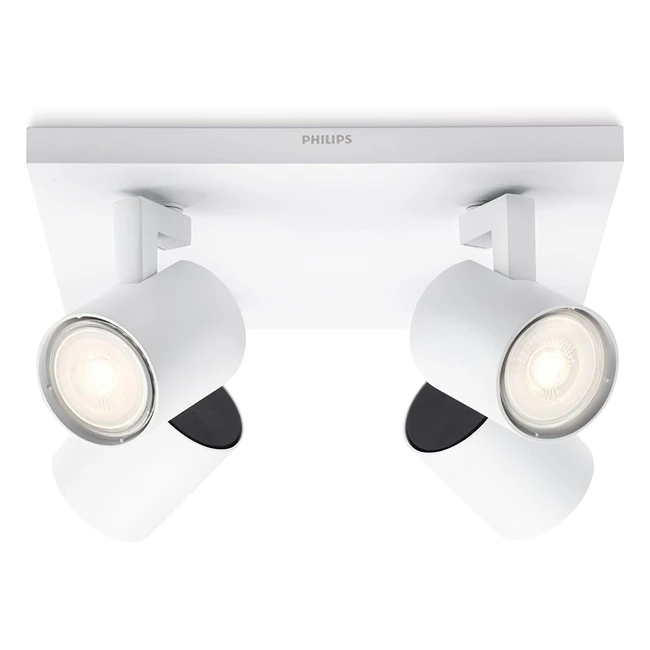 Foco de Interior Philips MyLiving Runner LED 920lm Metal 35W - Blanco