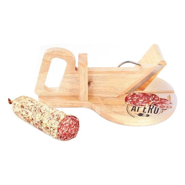 Trancheuse à charcuterie ronde Gommeinox marron KD3213 - Découpez facilement et rapidement