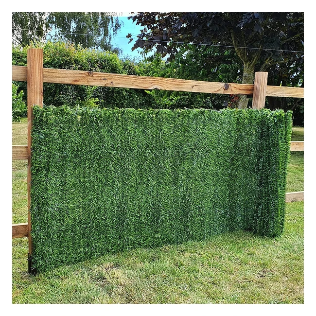 Siepe Artificiale True Prodotti Evergreen 1x3m Conifera Plastica Privacy Recinzi