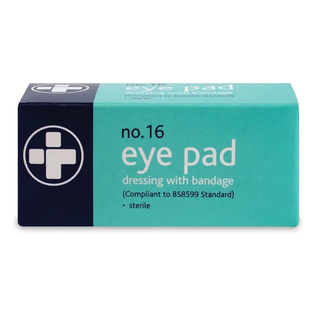 Reliance Medical REL323 First Aid Eye Pad and Bandage - Thick, Comfortable, Sterile - Pack of 10