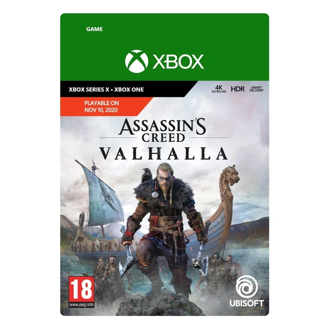 Assassin's Creed Valhalla Standard Xbox Download Code - Epic Viking Adventure!