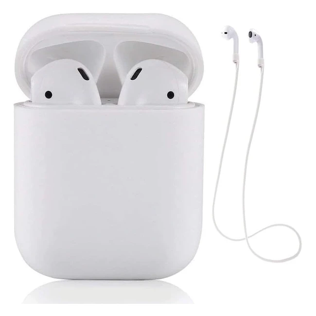 Funda de silicona Teyomi compatible con correa deportiva para AirPods
