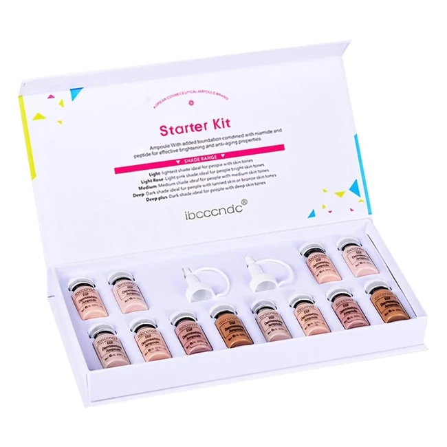 Fond de teint liquide Allbestaye pour système microneedling - Kit de maquillage correcteur de teint hydrofuge semi-permanent