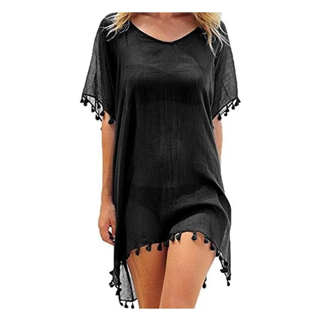 Yonhee Women's Chiffon Tassel Beachwear - Summer Casual Swimwear