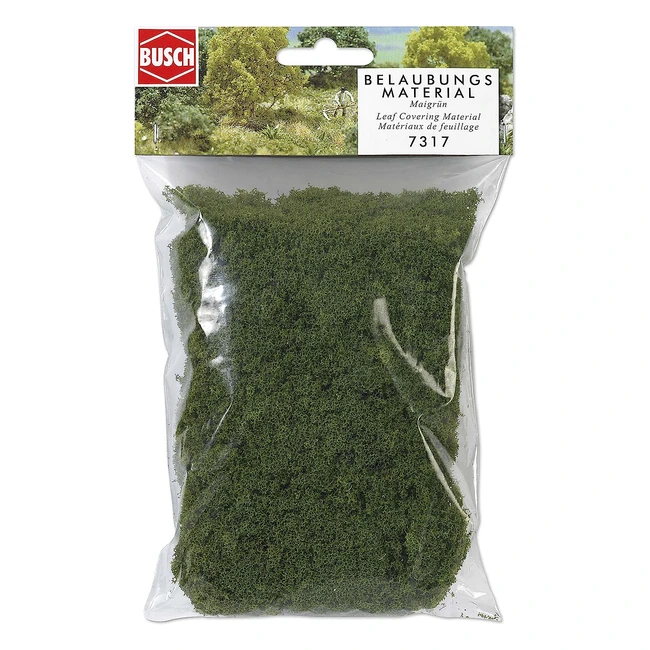 Busch Fogliame per Modellismo - 7317 - Rivestimento Verde - 1 Pezzo