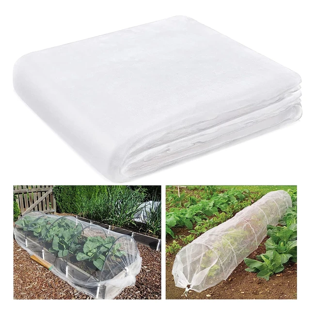 High-Quality Insect Netting Mesh for Garden - Protect Plants and Crops - 25x10m