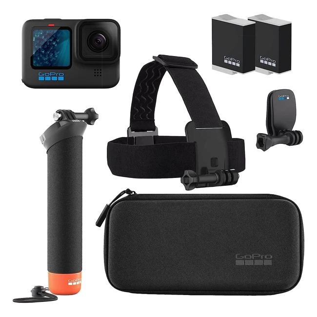 GoPro Hero11 Black - Pacchetto Accessori con Batteria Enduro Extra - Incredibile Qualità dell'Immagine