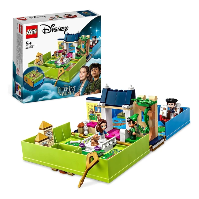 Lego Disney Peter Pan Wendy's Storybook Adventure Playset - Portable & Fun Travel Toys for Kids!