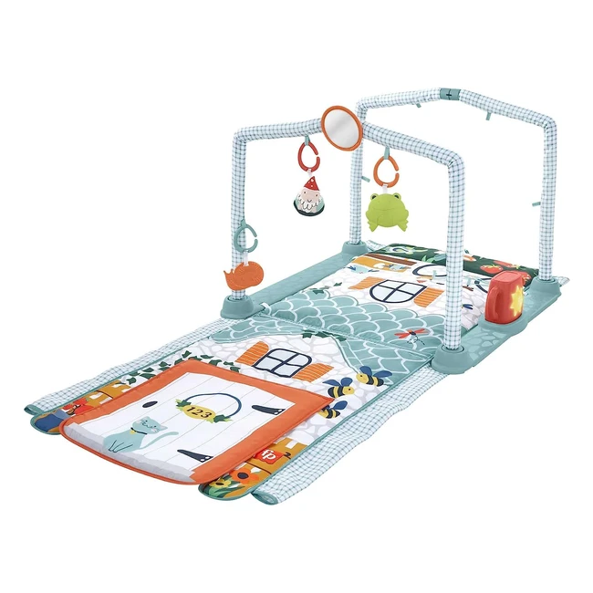 Tapis Cabane FisherPrice 3 en 1 - Jeu évolutif avec jouet musical et lumineux - Dès 1 an