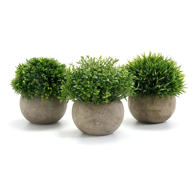 Plantes Artificielles Intérieur - Lot de 3 - Décoration Maison