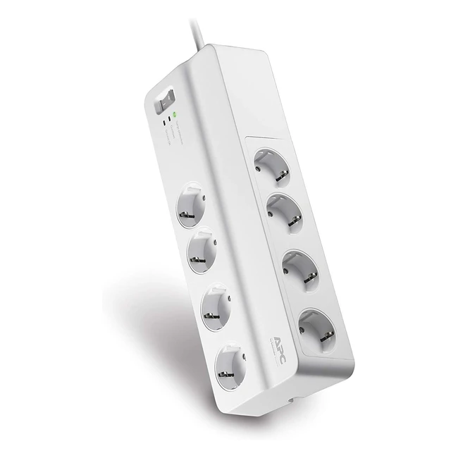 APC Surge Arrest Essential PM8GR - Presa Filtrata 8 Uscite Schuko