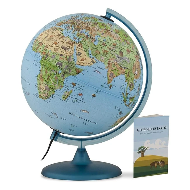 Globo Terráqueo Safari 25cm + Libro | Tecnodidáctica 0325sasaitkbbgd6