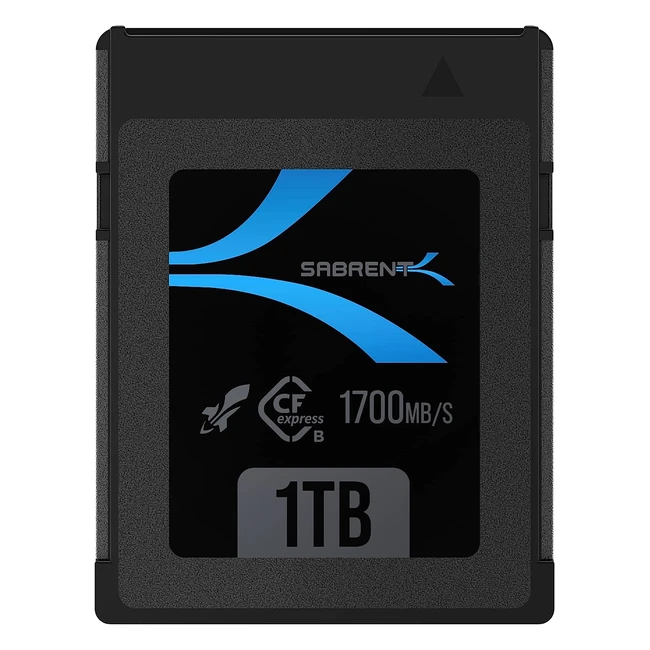 Sabrent Scheda di Memoria Rocket CFX 1TB CFexpress Type B R1700Mbs W1500Mbs CFXT