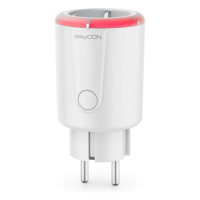 Temporizador Digital deleycon Cuenta Atrás 1-5 Horas Enchufe 1800W Protección Contacto Blanco