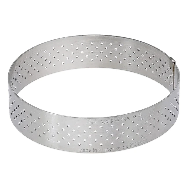 Molde Redondo de Acero Inoxidable De Buyer Industries 309908 - Hornea Tartas P