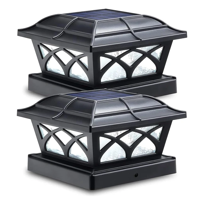 Lampe Solaire Extrieur Siedinlar - tanche Jardin Terrasse Clture - Lot de