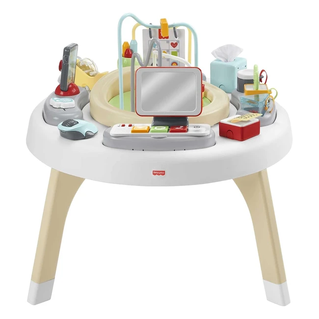 Centre d'activités 2en1 Fisher-Price Comme un Chef - Table d'activités et de jeu pour bébés et jeunes enfants avec musique, lumières et sons - HBM26