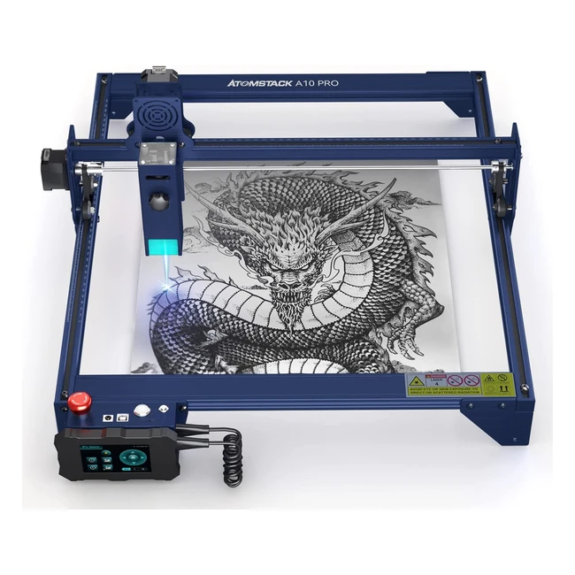Máquina Grabadora Láser Atomstack A10 Pro 50W - Grabado Láser Sin Línea - 410x400mm