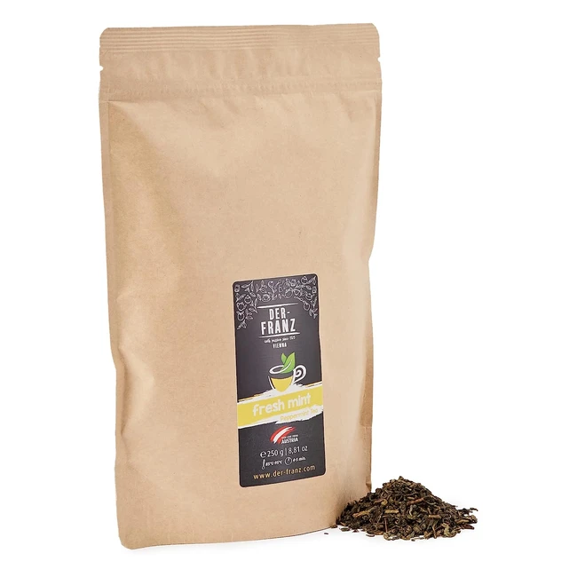 Derfranz Peppermint Tea Fresh Mint 250g - Loose Leaf Bags for Optimal Infusion