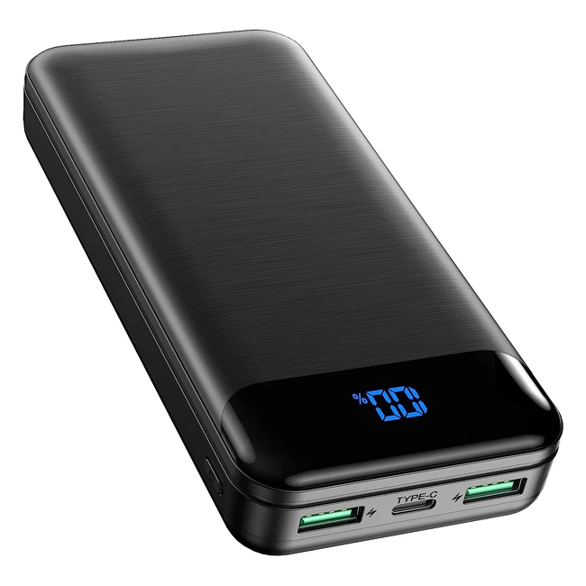 Batterie Externe 30000mAh Power Bank USB C Charge Rapide - Enerwow