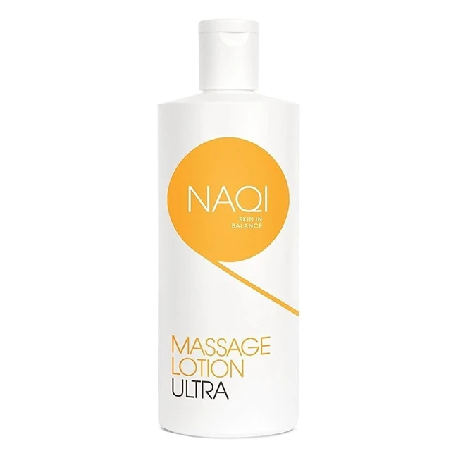 Naqi Ultra Massage Lotion - Long Lasting Hypoallergenic Moisturising - 500 ml