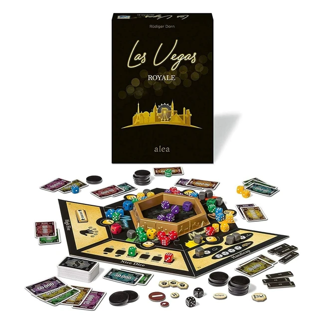 Juego de estrategia Ravensburger Las Vegas Royale - Para familias, adultos y niños +8