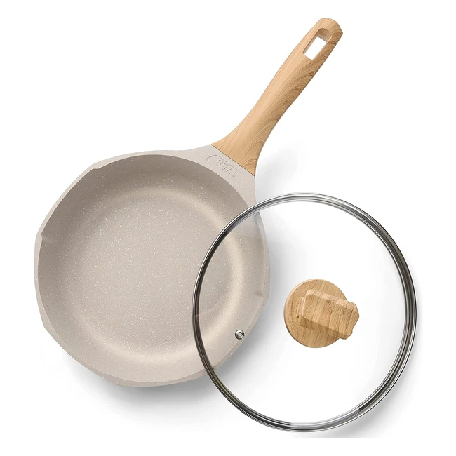 Pôle à frire induction antiadhésive 24 cm Riovarm avec couvercle - Cuisinez sans PFOA