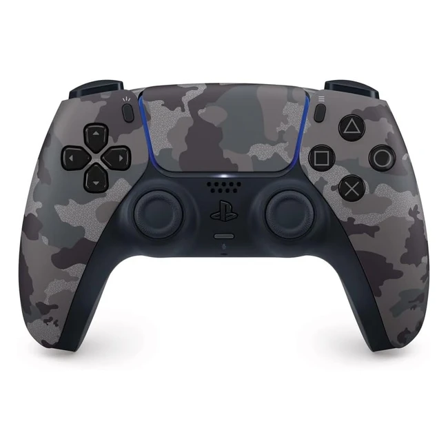 Mando inalámbrico DualSense Grey Camo - Sony PS5 - Retroalimentación háptica y gatillos adaptativos