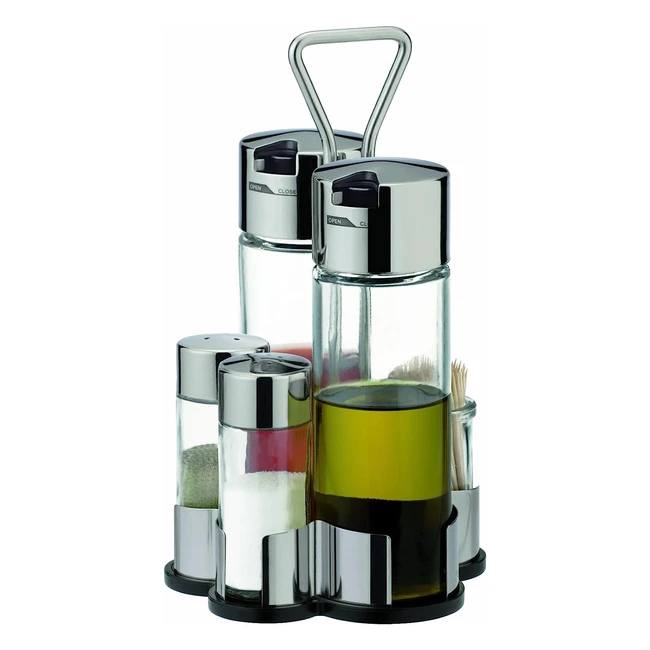 Forma House Tescoma Club - Huiler Huile Vinaigre Sel Poivre Cure-dents