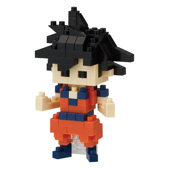 Nanoblock Dragon Ball Z Goku NBDB001 - Jouet de construction multicolore