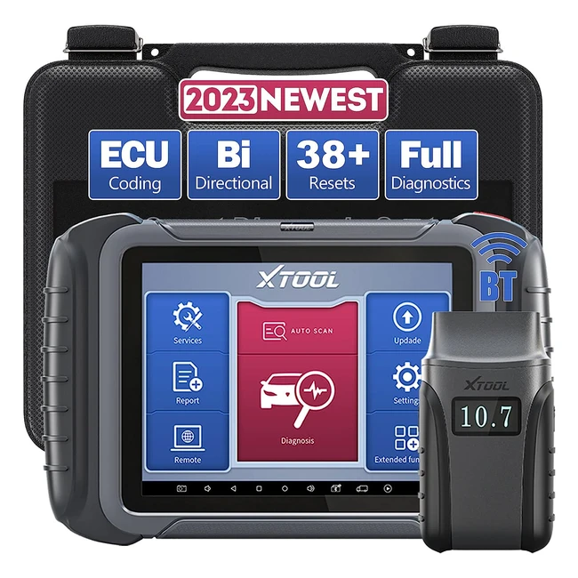 Xtool D8BT Car Diagnostic Tool - 2023 Newest ECU Coding, 38 Services, Bidirectional Control