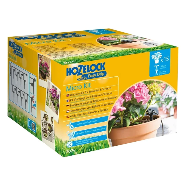 Kit de riego Hozelock Microkit para 15 plantas en maceta