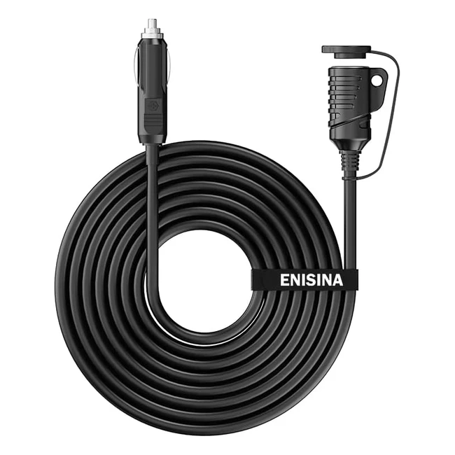 Encendedor de Cigarrillos Waterproof Marine Grade 12V 24V - Cable de Extensión con Fusible de Seguridad 15A 36m