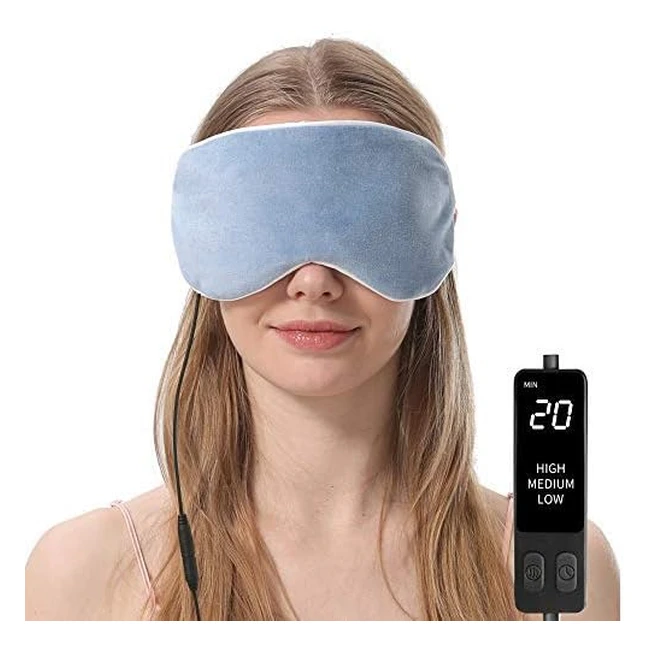 Aroma Season Cotton Silk Heated Eye Mask - Hot Compress for Belpharitis Dry Eye