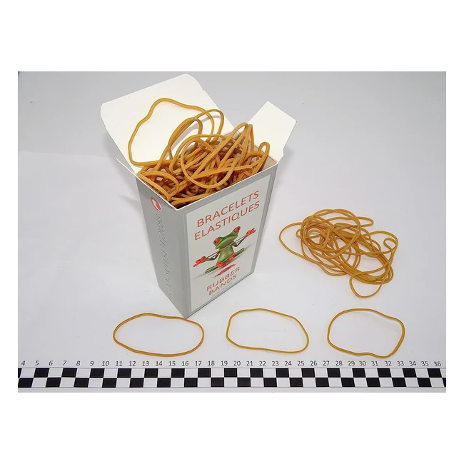 Progom Elastiques 8050 mmx17mm - Blond - Boite 100g - Résiste à la tension