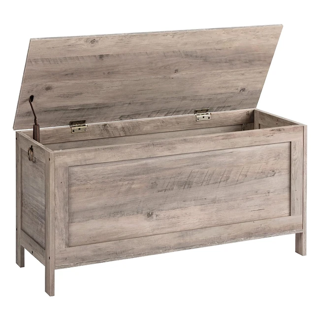 Hoobro Cassapanca Contenitore Portaoggetti Vintage 100 cm Greige
