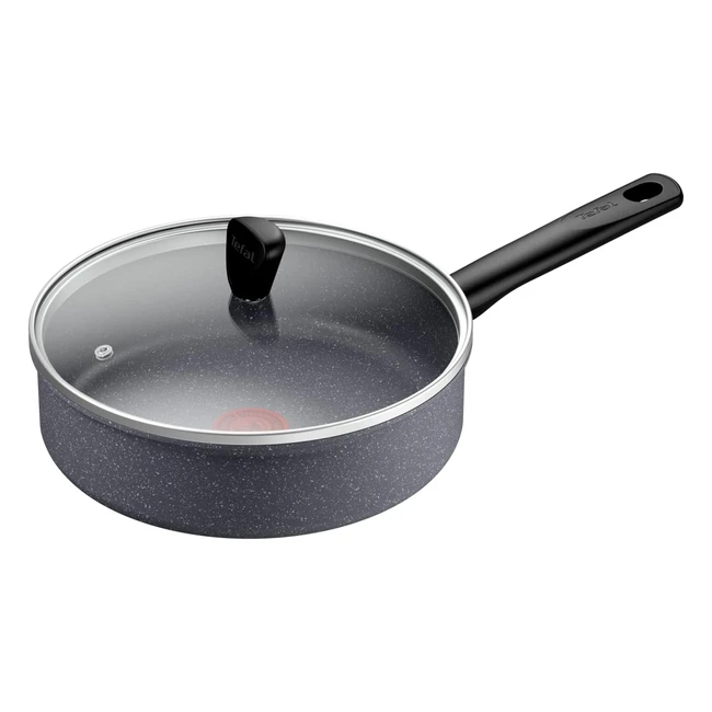 TefalNatural On Sauteuse 24 cm - Revêtement Antiadhésif, Cuisson Saine et Sûre