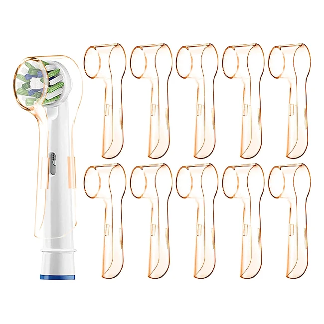 Hsytek Capuchon Protection Brossette Orale B Couvertures pour Brosses à Dents Électriques - Pratique pour les Voyages et Éloigne la Poussière