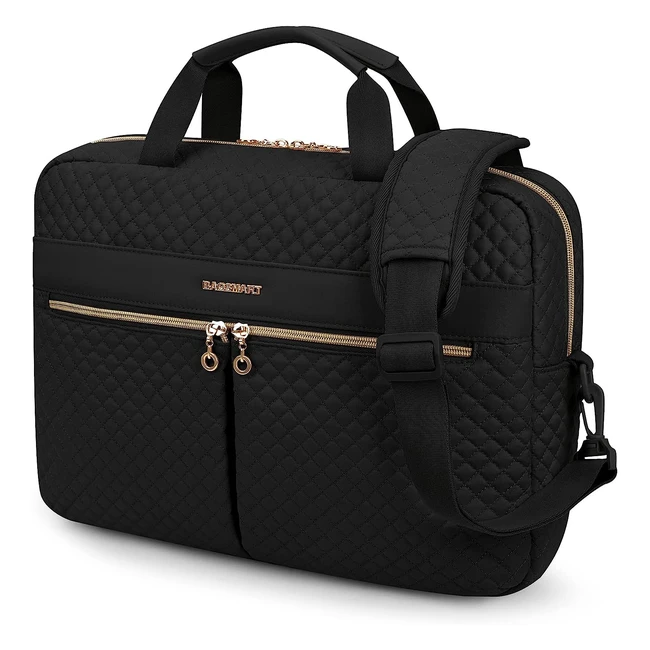 Bagsmart Laptop Bag 156 inch Briefcase for Women - Large Capacity, TSA Friendly, Laptop Protection