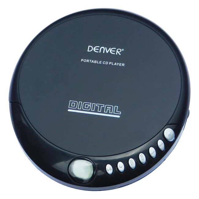 Discman Denver DM24 Reproductor de CD Porttil  Alta Compatibilidad  Auricula