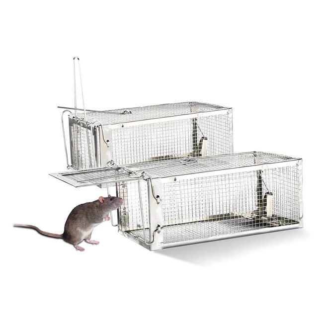 Pige de capture Formizon 2pcs - Attrape rats souris et rongeurs - Facile  uti