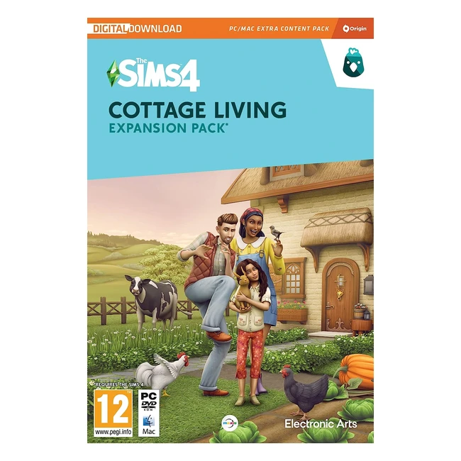 The Sims 4 Cottage Living EP11 Expansion Pack - PC/Mac - Video Game - Origin Code