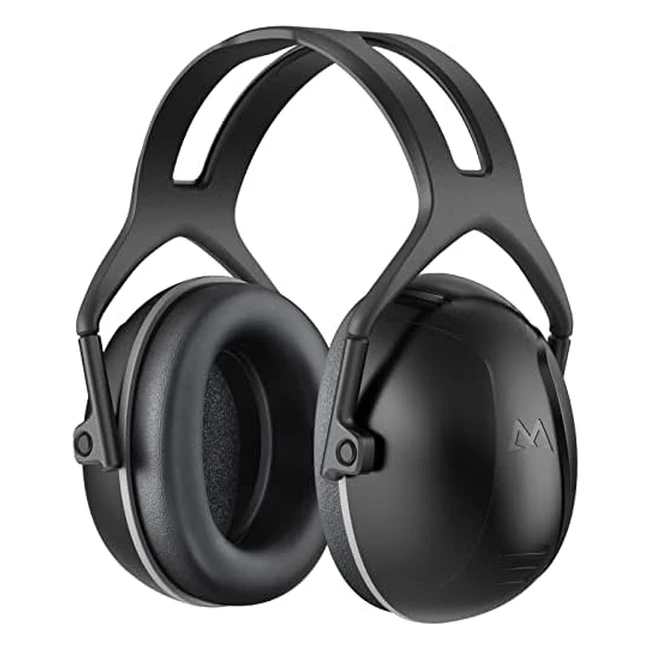 Noise Reduction Safety Ear Muffs - 35dB SNR - Foldable & Comfortable - Shooting, Hunting, DIY - Carry Bag