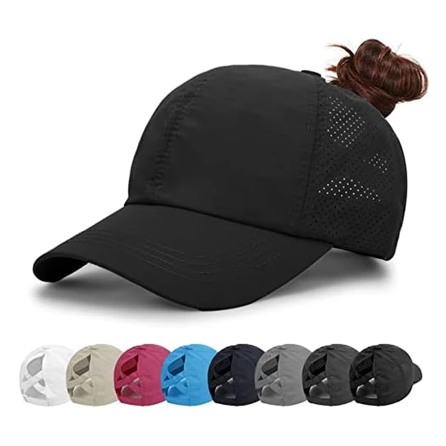 MIYING Women's Baseball Cap - Quick Drying, Adjustable, Sun Hat for Running, Golf, and More