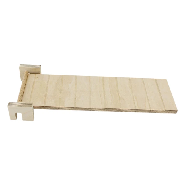 Getzoo Swivel Wooden Ramp L 32 x 10 cm - Safe and Comfortable Extension for Climbing