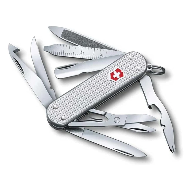 Victorinox Minichamp 15 Funzioni Lama Apribottiglie Forbici Argento