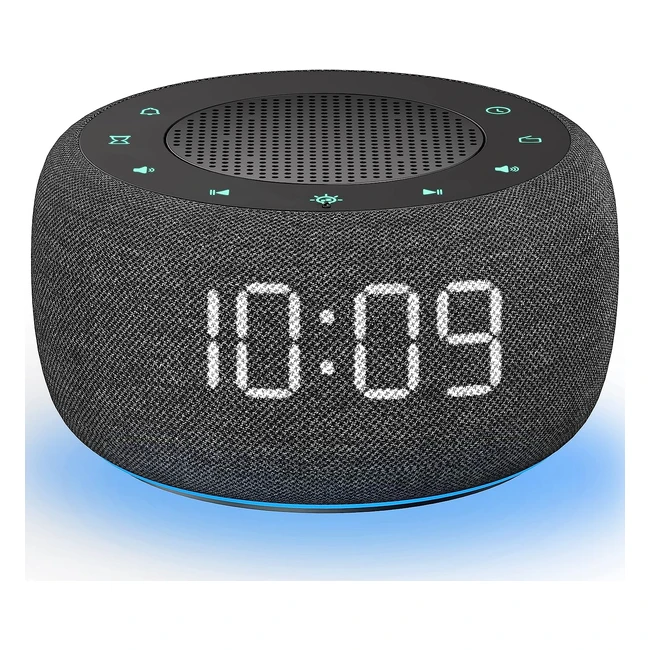 Buffbee Small Alarm Clock Radio for Bedrooms - High Fidelity Sound - Upward Spea