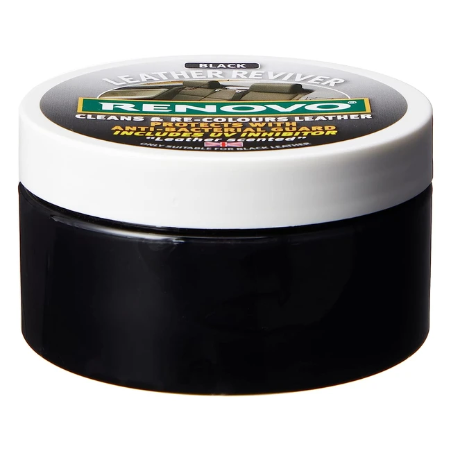 Revitalisant cuir Renovo Noir 200ml - Ravive, nettoie, protège